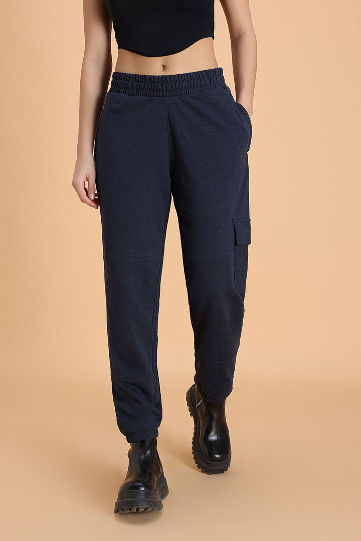 Zivame Knit Cotton Lifewear Bottom - Navy Blazer — image 2